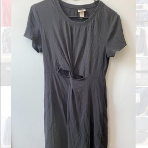 Tshirt dress with cutouts